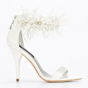 Ann-Taylor-Shoes-bridal-white-satin-strap-wedding